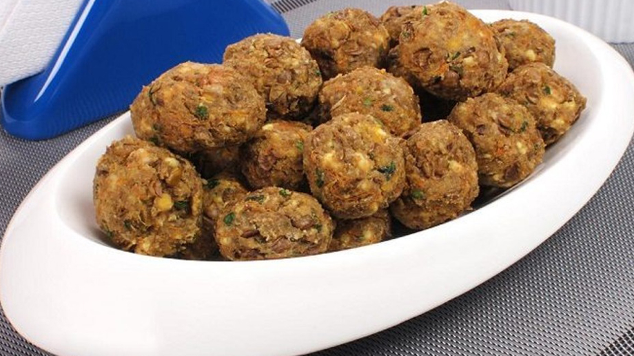 Bolinho de arroz de lentilha